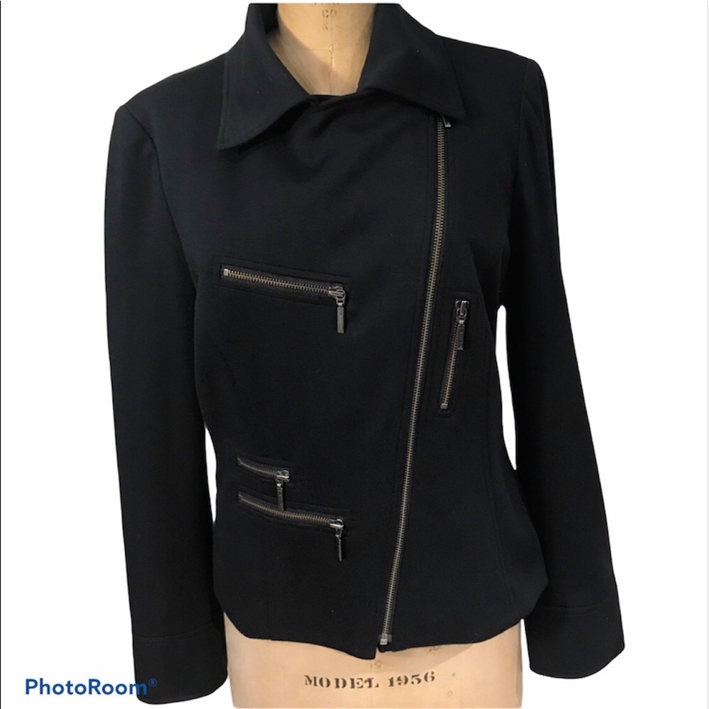 Bianca Nygaard Asymmetrical Front Zip jacket